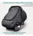 Waterproof Baby Car Seat Cover   yvmvdv Patented Cold Weather Carseat Cover For   