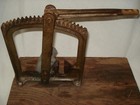 Vintage Cast Iron C E Potter Adjustable Nut Cracker Sapulpa Ok Pecan walnut