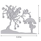 Snowflake Tree Metal Cutting Dies For Card Making  Christmas Die Cuts Carbon    