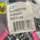 Body Glove Lilly Black Neon Pink Sandal Flip Flops Thong Summer Slip On Shoes 7