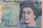 Uk Great Britain British 5 Pounds   2015   Circulated