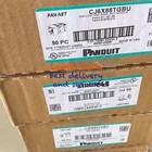 New Cj6x88tgbu  box Of 50  For Panduit Cat6a 10 Gig Mini-com Jack Blue
