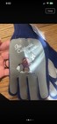 The California Raisins Boy   s Wrist Knit Gloves M Blue gray Graphic Cartoon Print