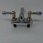 American Standard Bathroom Sink Faucet W  Brass Handles   Vintage Chrome Fixture