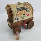 1939 New York Words Fair Karoff Perfume Caravan Wooden Wagon With Original Jug