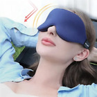 3d Travel Eye Mask Sleeping Soft Padded Shade Cover Rest Relax Blindfold- 2 Pack