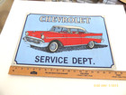 Chevrolet Service Dept Sign Vintage Like Parking Garage