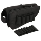 Tactical Hunting Rifle Shotgun Buttstock Cheek Rest Ammo Shell Mag Pouch Holder