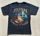 Rush Caress Of Steel Concert Tour Shirt Black Adult Md Nwot Peart Lee Lifeson