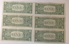 1957   1 Dollar Blue Seal Silver Certificates Note Currency Lot Of 6 Free Ship