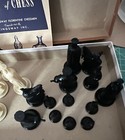 Kingsway Florentine Chess Set Replica 11th Century Figures Vintage Read Parts