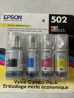 Epson 502 Ink Combo Pack Genuine For Eco-tank Printers New Sealed