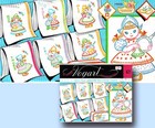 1950s Vintage Vogart Embroidery Transfer 672 Uncut Dow Dutch Girl Tea Towels