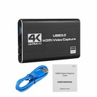 4k Hdmi To Usb 3 0 Video Capture Card Dongle For Obs Game Live Stream Mic Input