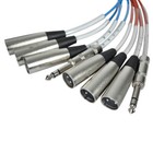 Seismic Audio 6 Channel 30 Foot Compact Xlr Sub Snake With 2 Stereo Feeds