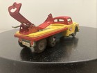 Vintage 1950 s Sss Japan Tin Litho Friction Red   Yellow Studebaker Mixer Truck