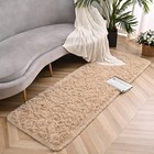 Zedrew Beige 2x6 Fluffy Runner Area Rug For Bedroom Living Room Soft