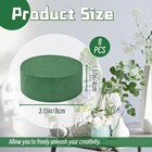 8 Pcs Round Floral Foam green Wet Foam Block wet Florist Floral Foam Block F   