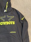 Dallas Cowboys Nike Sideline Volt Pullover Hoodie Sweatshirt 2023 Nfl Neon Men s