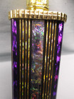 Female Trophy Award Queen Topper Royal Purple Column Weighted White Base Pageant