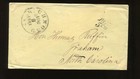 Confederate Richmond Va Black  paid 5cts  Stampless Cover Csa Cv  100 Lv6407
