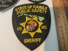 State Of Hawaii Public Safety Sheriff Set And Homicide Honolulu Police 4 Patches