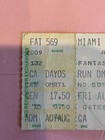Run Dmc beastie Boys Concert Ticket Stub Miami Florida Fri Aug 07 1987