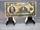 1935 Bank Of Canada  1 Bank Note Series B Bcs Graded F-12 Sn  B4955435