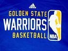 Nba Golden State Warriors Adidas Mens Blue Color T-shirt