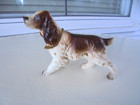 Vintage Japan Ceramic Porcelain Spaniel Dog Figurine