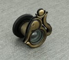 Brass Standard Door Viewer Ganesha Design Apartment Security Cat Eye Mirror