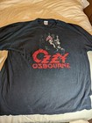 Vintage Xl T Shirt  Ozzy Osbourne Sitting On Throne  Black Sabbath