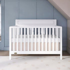 Dream On Me Avery 5-in-1 Convertible Full-size Baby Crib  White