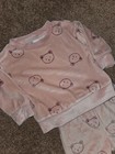 3m Baby Girl Carter s Outfit  Bears  Sweater And Pants  Pink  Super Soft 