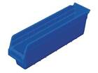 Akro-mils 30048blue Shelf Bin blue plastic 6 In 4kew5