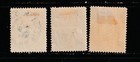 Poland 1917 Local Issues Warszawa 2 Gr Surcharge Used X 3