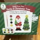 Paint Your Own Santa   Christmas Tree Kids Craft Kit  7-piece Set