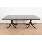 Baker Furniture Historic Charleston Georgian Mahogany Double Dining Table