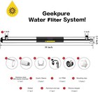 Geekpure Whole House Uv Water Filter   with Extra 2 Filter 2 Quartz Sleeve-12 Gpm