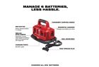 New  Milwaukee M18 Six-pack Sequential Charger  Model 48-59-1806  Red  Free Ship