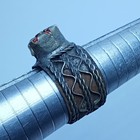 Ancient Roman Intaglio Ring Bronze Engraved Intaglio Ancient Ring Size 10 5