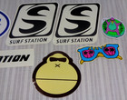 Surfing 7 Sticker Lot Surf Surfer Decals Surfboard Skateboard St  Augustine Fl