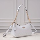 Coach Teri 2way Ca548 Shoulder Bag Signature Coated Canvas White Outlet