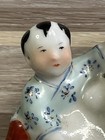 Vintage Happy Buddha With Five Children