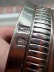 Daniel Cregut French Vintage Silver Plated Napkin Ring Scallop Mid 20th Century