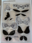Mft More Brilliant Butterflies Stamp And Die Set - New