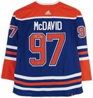 Connor Mcdavid Edmonton Oilers Signed Blue Adidas Authentic Jersey - Upper Deck