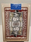 Bicycle Gilded Limited Edition Snowman Back Playing Cards  red  New And Sealed 