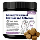 Dog Allergy Relief Chews - Anti-itch Soft Chews For Dogs  180 Count  Allergy Sup