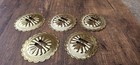 3 Inch Large Heavy Gold Steel Conchos  pack Of 5   made Of Steel 
